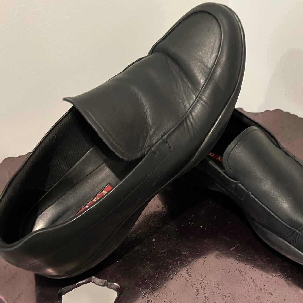 Prada Black Loafers